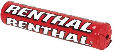 Renthal SX Bar Pads P324 10" BAR PAD LE RED/RED FOAM thumbnail 2