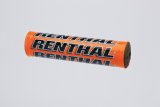 Renthal Mini SX Bar Pads P271 Handlebar Pad, Crossbar, SX, Foam, Vinyl Cover, Orange, Logo, 8.50 in. Length, Each thumbnail 2