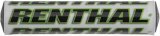 Renthal SX Bar Pads P267 Handlebar Pad, Crossbar SX, Foam, Vinyl Cover, White, Green, Logo, 10 in. Length, Each thumbnail 1