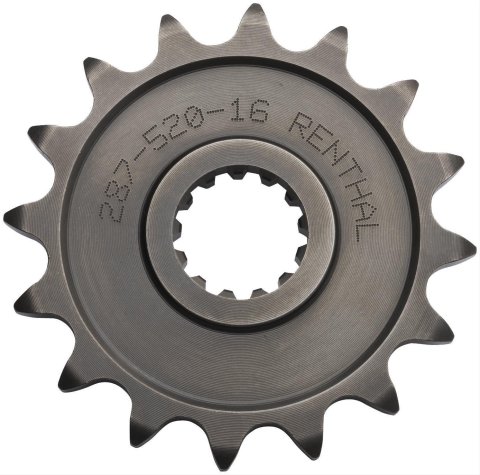 Renthal Grooved Front Sprockets 492--520-14GP RENTHAL 14T FRNT SPRKT thumbnail 1