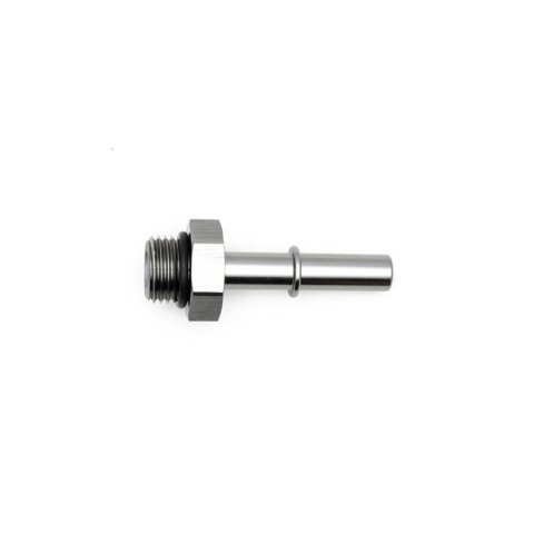 DeatschWerks Adapters 6-02-0114 Fitting 6AN ORB Male to 5/16" Male EFI Quick Connect Adapter (incl O-Ring)
