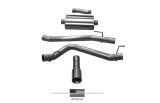 Corsa Sport Exhaust Systems for 2020-2023 GLADIATOR - 21060USA System, Sport, Cat-back, Single, 304 Stainless Steel, Natural, Driver Side Exit, Polished USA Flag Etched Tip, Jeep, Kit thumbnail 1