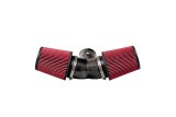 Corsa DryTech 3D Air Filters for 2020-2023 CORVETTE - 5166D-2 Filter Element, 3D, Conical Flanged, Synthetic, Red, Chevrolet, Pair thumbnail 2