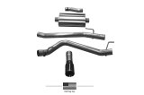 Corsa Sport Exhaust Systems for 2020-2023 GLADIATOR - 21060BLKUSA System, Sport, Cat-back, Single, 304 Stainless Steel, Natural, Driver Side Exit, Black USA Flag Etched Tip, Jeep, Kit thumbnail 1