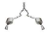 Corsa Sport Exhaust Systems for 2024 MUSTANG - 21274 System, Sport, Cat-Back, 304 Stainless, Natural, Polished Tips, Slant Cut Tips, Convertible, Ford, Kit thumbnail 1