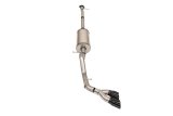 Corsa Sport Exhaust Systems for 2017-2022 COLORADO - 14919BLK System, Sport, Cat-back, Single, Stainless Steel, Natural, Black Tips, Side Exit, Chevrolet, 3.6L, Kit thumbnail 1