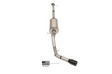 Corsa Sport Exhaust Systems for 2017-2022 COLORADO - 14928BLKUSA System, Sport, Cat-back, Single, Stainless Steel, Natural, Black Tip with American Flag Logo, Side Exit, Chevrolet, 3.6L, Kit thumbnail 1