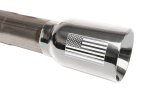 Corsa Sport Exhaust Systems for 2017-2022 COLORADO - 14928USA System, Sport, Cat-back, Single, Stainless Steel, Natural, Polished Tip with American Flag Logo, Side Exit, Chevrolet, 3.6L, Kit thumbnail 7