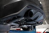 Corsa Track Exhaust Systems for 2015-2017 MUSTANG - 21086BLK Exhaust, Axle-Back Dual Rear, Series 3.0 in. System with 4.5 in. Black Pro-Series Tips, Ford, Kit thumbnail 3
