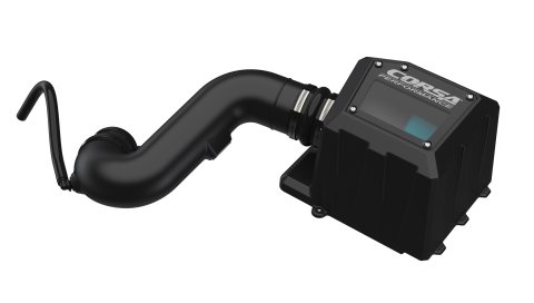 Corsa PowerCore Air Intakes 459546 Intake Kit, PowerCore, Polyethylene Tube, Black, Synthetic Filter, Blue, Chevy, GMC, 6.2L, Kit