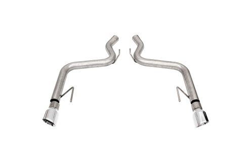 Corsa Track Exhaust Systems for 2015-2017 MUSTANG - 21086 Exhaust, Axle-Back Dual Rear, Series 3.0 in. System with 4.5 in. Polished Pro-Series Tips, Ford, Kit thumbnail 1