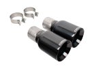 Corsa Round, Black 3 Inch Exhaust Tip 21258BLK Tail Pipe thumbnail 2