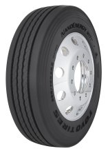 Toyo M171 Tires 295/75R22.5 Tires, M171+, 295/75R22.5, Blackwall, Radial, Steer Tire, G Load Range, 6,175 lb. Load, Each thumbnail 1