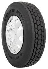 Toyo M677 Tires 11R22.5 Tires, M677+, 11R22.5, Blackwall, Radial, Drive Tire, H Load Range, 6,610 lb. Load, Each thumbnail 2