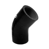 Pacific Performance Engineering Silicone Tubing Couplers 515202045 Coupler, 45 degree Elbow, Silicone, Black, 2.000 in. Inlet/Outlet Diameter, Each thumbnail 1