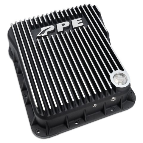 Pacific Performance Engineering Heavy-Duty Transmission Pans 128052010 Automatic Pan, Heavy-Duty, Aluminum, Black, Chevy, GMC, Allison 1000, Each thumbnail 1