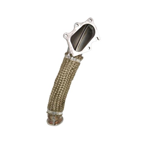 Pacific Performance Engineering Exhaust Downpipes 117000400 Downpipe, Exhaust, 304 Stainless, Natural, 3 in. Outlet, PPE Titanium Wrap, Chevy, GMC, 6.6L, LB7, Federal Emissions, Each thumbnail 9