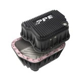 Pacific Performance Engineering Heavy-Duty Transmission Pans 228051020 Pan, Deep, Aluminum, Black, 4 qt. Capacity Increase, Chrysler, Dodge, Plymouth, Each thumbnail 1