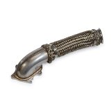 Pacific Performance Engineering Exhaust Downpipes 117000424 Downpipe, Exhaust, 304 Stainless, Natural, 3 in. Outlet, PPE Titanium Wrap, Chevy, GMC, 6.6L, LB7, California Emissions, Each thumbnail 3