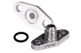 Pacific Performance Engineering Turbocharger Oil Feed Line Adapters 516001000 Adapter, Turbo Feed, T4 Series, -6 AN Male Thread, Aluminum, Natural, Each thumbnail 1