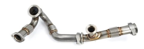 Pacific Performance Engineering Replacement High-Flow Up Pipes for 2003-2004 EXCURSION, F-250 SUPER DUTY, F-350 DUTY - 316119503 Exhaust Pipes, Turbo Pipes, Stainless Steel, Natural, 2 in. Diameter, Ford, 6.0L Diesel, Kit