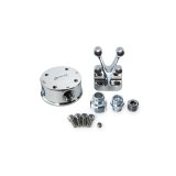 PPE Oil Filter Mounts 114002000 Mount, Billet Aluminum, Hotrod/Marine, High flow thumbnail 1
