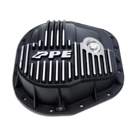 Pacific Performance Engineering 12 Bolt Ford 10.25/10.5 Inch Differential Cover 338051110 Cover, Rear, 12-bolt, Aluminum, Black with Brushed Fins, in., Each