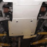Ford Performance Parts 2017-19 F-150 Raptor Skid Plate Kits M-5018-F15RB Plate, Full Chassis Kit, Aluminum, Silver Powdercoated, 0.188 in. Thick, Kit thumbnail 1
