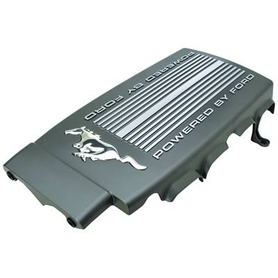 Ford Performance Parts Intake Manifold Covers M-6949-3V Cover Plate, Composite, Silver, Powered By Logo, Ford, 4.6L, Each