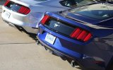 Ford Performance Parts Exhaust Systems M-5230-M8SC System, Sport, Rear Axle-back, Stainless Steel, Natural, Split Rear, Ford, 5.0L, Kit thumbnail 2