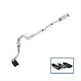 Ford Performance Parts 2015-19 F-150 Extreme Exhaust Systems M-5200-F1550REBA System, Cat-Back, 304 Stainless Steel, No Muffler, Passenger Exit, Dual 4 in. Black Chrome Tips, Ford, F-150, 5.0L, Kit thumbnail 2