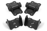 BMR Suspension Motor Mount Kits for 1982-1992 CAMARO, FIREBIRD - MM330H Mounts, Complete Mount, Bolt-In, Steel, Black Hammertone, Upper/Lower, Chevrolet, Pontiac, Kit thumbnail 2