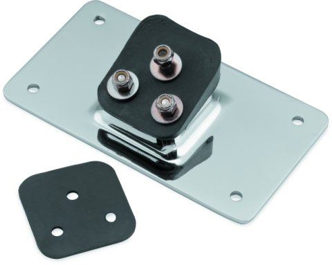Biker's Choice Custom License Plate Brackets 490002 Bracket, Aluminum, Chrome Plated, Harley-Davidson®, Each thumbnail 5