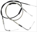 Biker's Choice Armor Coat Throttle and Idle Cables 666068 Cable, Coat, Style, Clear Vinyl Jacket, Harley-Davidson®, Each thumbnail 1