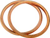 Biker's Choice Round Copper Exhaust Gaskets 491252 Manifold Gaskets, Port, Copper, Harley-Davidson®, Pair thumbnail 2