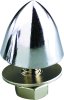 Biker's Choice Bullet Krommets 492448 Bolt Dress-Up Caps, Krommets, Aluminum, Chrome, Set of 10 thumbnail 4