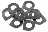 Biker's Choice Footrest Spring Washers 492441 Washers, Foot Peg Components, Black, Harley-Davidson®, Set of 10 thumbnail 1