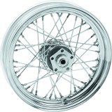 Biker's Choice Dual Flange Wheels 492455 Wheel, Flange, Steel, Chrome, 16 in. x 3.0 in., Spokes, Harley-Davidson®, Each thumbnail 2