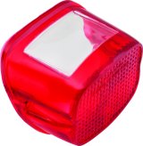 Biker's Choice Replacement Tail Lamp Lenses 490457 Lens, Replacemet Late Lamp, Plastic, Red, Each thumbnail 2