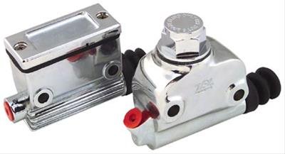 Biker's Choice Handlebar Master Cylinders 490745 Cylinder, Handlebar, Aluminum, Chrome, Brake Lever, Harley-Davidson®, Each
