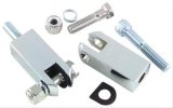 Biker's Choice Passenger Peg Mounts 492863 Foot Mounts, Passenger, Rear, Aluminum, Chrome, Harley-Davidson®, Pair thumbnail 1