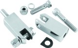 Biker's Choice Passenger Peg Mounts 492863 Foot Mounts, Passenger, Rear, Aluminum, Chrome, Harley-Davidson®, Pair thumbnail 2