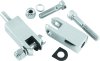 Biker's Choice Passenger Peg Mounts 492863 Foot Mounts, Passenger, Rear, Aluminum, Chrome, Harley-Davidson®, Pair thumbnail 4