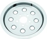 Biker's Choice Belt Drive Pulley Covers 493425 Exterior Trim Accents, Cover, Steel, Chrome, Harley-Davidson®, Each thumbnail 3