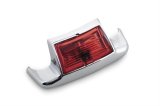Biker's Choice Fender Tip Lights 491275 Light, Clear Bulb, Amber Lens, Chrome Housing, Harley-Davidson®, Each thumbnail 1