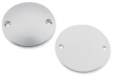 Biker's Choice Domed Ignition Covers 490785 Cover, Domed, Steel, Chrome, Harley-Davidson®, Each thumbnail 1