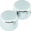 Biker's Choice Powersports Axle Caps 492862 AXLE CAP SET FRONT BLACK BLK thumbnail 2