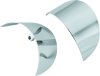 Biker's Choice Turn Signal Visors 490928 Visors, Steel, Chrome, Harley-Davidson®, Pair thumbnail 4