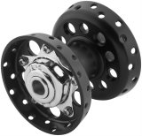 Biker's Choice Black Star Hubs 490659 Wheel Hub, Star, Aluminum, and Chrome, Harley-Davidson®, Each thumbnail 1