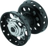 Biker's Choice Black Star Hubs 490659 Wheel Hub, Star, Aluminum, and Chrome, Harley-Davidson®, Each thumbnail 2